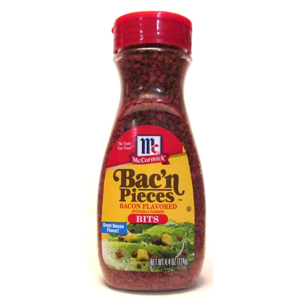 McCormick Bac'n Pieces Bacon Flavored Bits (Pack of 2) 4.4 oz Size
