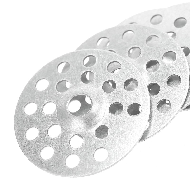 TAICHEUT 600 PCS Metal Plaster Washers, 1 inch, Flat, Silver,