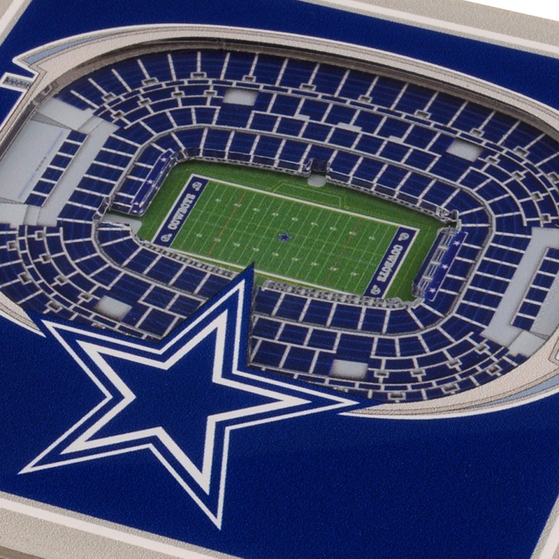 Dallas Cowboys 3D Stadium Coasters Standard