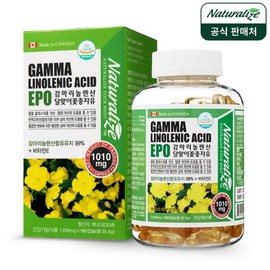 감마리놀렌산 달맞이꽃종자유 오일 EPO 1010mg 180캡슐 여성 GLA 240mg Evening Primrose Oil with Gamma-Linolenic Acid EPO 1010mg 180 Capsules for Women GLA 240mg