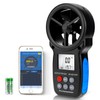 Digital Bluetooth Anemometer Handheld, AP-007-APP Wireless Anemometer Wind Speed Meter