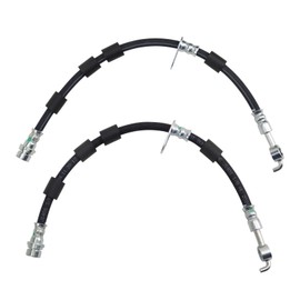 TRQ Brake Hose Set Compatible with 2014-2019 Ford Fiesta