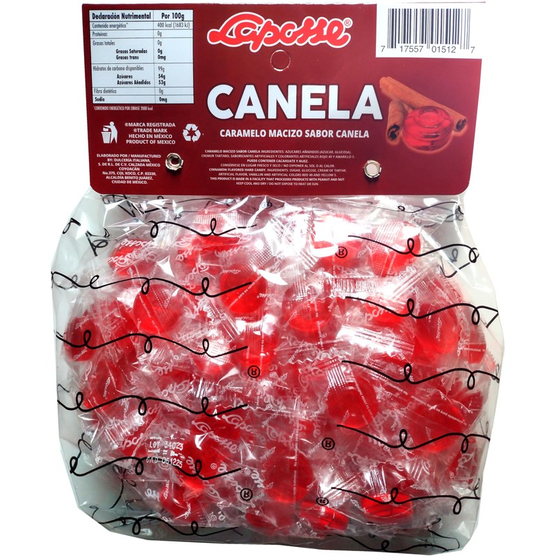 Laposse Canela - Caramelo macizo sabor canela - 500 g