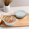Pumpkin Ceramic Baking Dish Set Of 2 with Handles Oven
