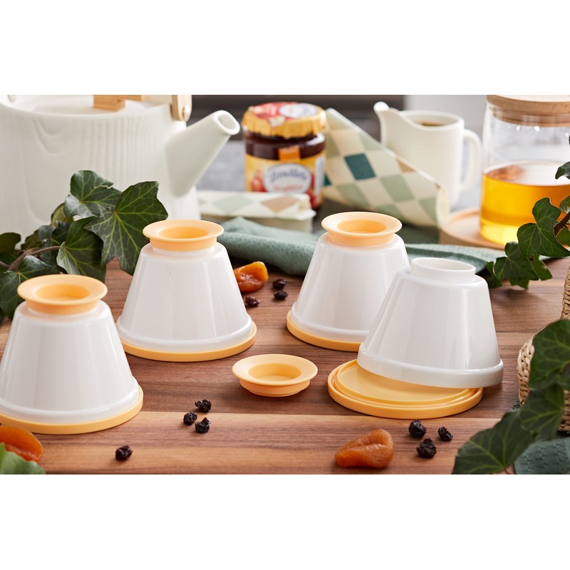 Panna cotta mould set DELÍCIA, 4 pcs