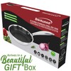 BRENTWOOD B-FH20 3-Ply Hybrid Non-Stick Stainless Steel Induction-Ready Frying Pan,