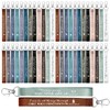 Roowest 60 Pcs Bible Keychain Scriptures Bible Verse Keychain Lanyard