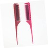 Baluue 5pcs Detangling Comb Dense Tooth Hair Brush for Styling