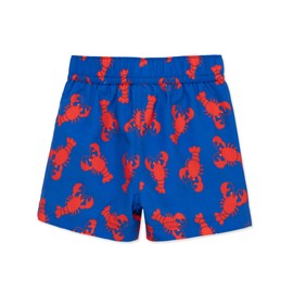 Little Me Clothes for Baby Boys' Lobster Swim Trunks, Blue Lobster, 24 Months