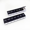 2 Pcs XL Weekly Pill Organizer Arthritis Friendly,Travel 7 Day