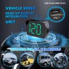 Shkalacar Car Digital Speedometer GPS HUD Speedo KM/H MPH Head
