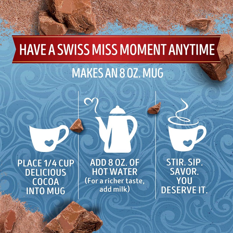 SWISS MISS Milk Chocolate Flavored Hot Cocoa Mix, 38.27 OZ