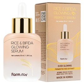 Farmstay Rice & Bifida Glowing Serum, 1 unit, 35ml / 팜스테이 라이스 앤 비피다 글로잉 세럼, 1개, 35ml