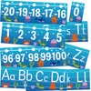 32Pcs A to Z Alphabet and -20-100 Number Cards Boho