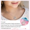 Tarsus Daughter Gifts from Mom Dad, Unicorn Necklace Mother Daughter