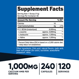 Nutricost Nutricost BCAA Powder (Raspberry Lemonade, 60 Servings) - Optimal 2:1:1 Ratio