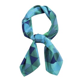 Ecroon Scarf Silk Feel Women Scarf Bandana Warm Lightweight Scarves Stole Ladies Gift Headscarves, L#