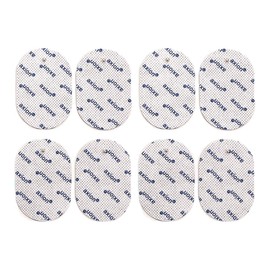 8 Oval Compatible electrodes PANASONIC - Pads for TENS EMS Devices - Size 70x50mm - axion Brand Quality