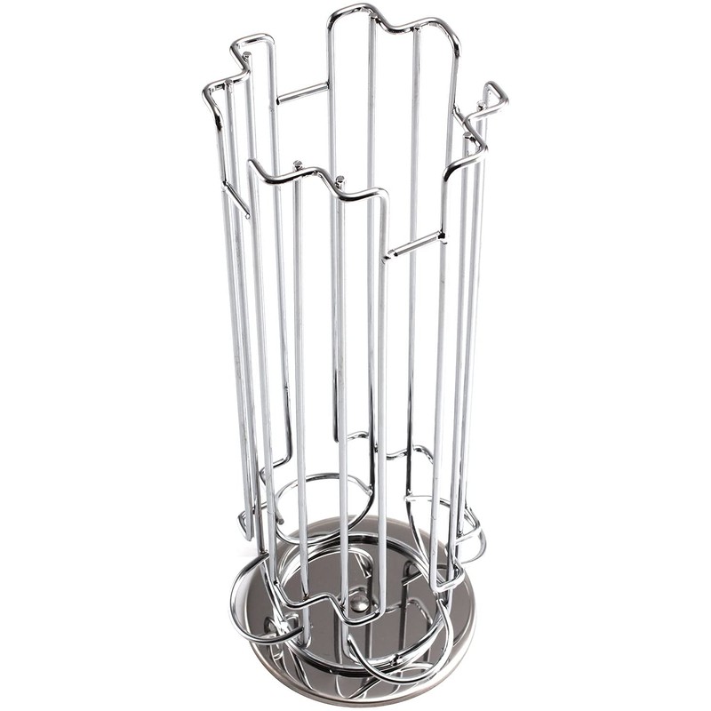 St@llion Chrome 24 Coffee Pod Stand Capsule Holder 360 Degree