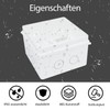 LeMotech Junction Box with Reserved Holes ABS Plastic Electrical Box