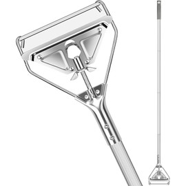 SOBONNE Commercial Mop Handle Heavy Duty,Industrial Metal Mop Stick Replacement for Home, Garage, Office, Workshop,Warehouse Floor Cleaning