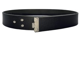 Reuschenbach® Leather Belt Black 45 mm Cowhide, black