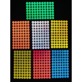 77 Oralite Reflective 3/4" V98 Dots Stickers Reflective Safety Tape Orafol V98 (750+ Candelas) Prismatic Circles