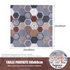 Shower Mat Non-Slip 60x60cm Safety Bath Mat Comfort Soft with