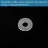 QUARKZMAN M4 13mm Outer Diameter Plastic Round Flat Washer Seal