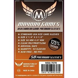 Mayday Games 57.5 x 89 mm SLEEVES Chimera USA Premium Card Game (Pack of 50)