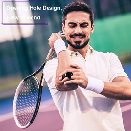 Mezeic Sports Finger Cuffs Finger Support Adjustable Elastic Compression Protection Breathable Finger Band Finger Protection for Physical Activities Basketball Volleyball Tennis Baseball - M