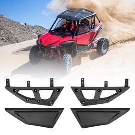 KEMIMOTO UTV Front Lower Doors, UTV Doors with Built in Frame, Block Dust & Mud, Compatible with Honda Talon 1000X/1000R/1000X-4 2019-2025, Replaces 08R77-HL6-A00, Accessories 2 Front Lower Doors