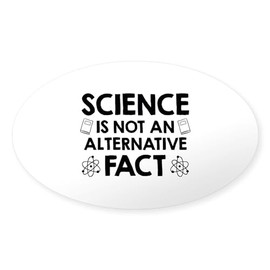 CafePress Science Oval Car Bumper Sticker