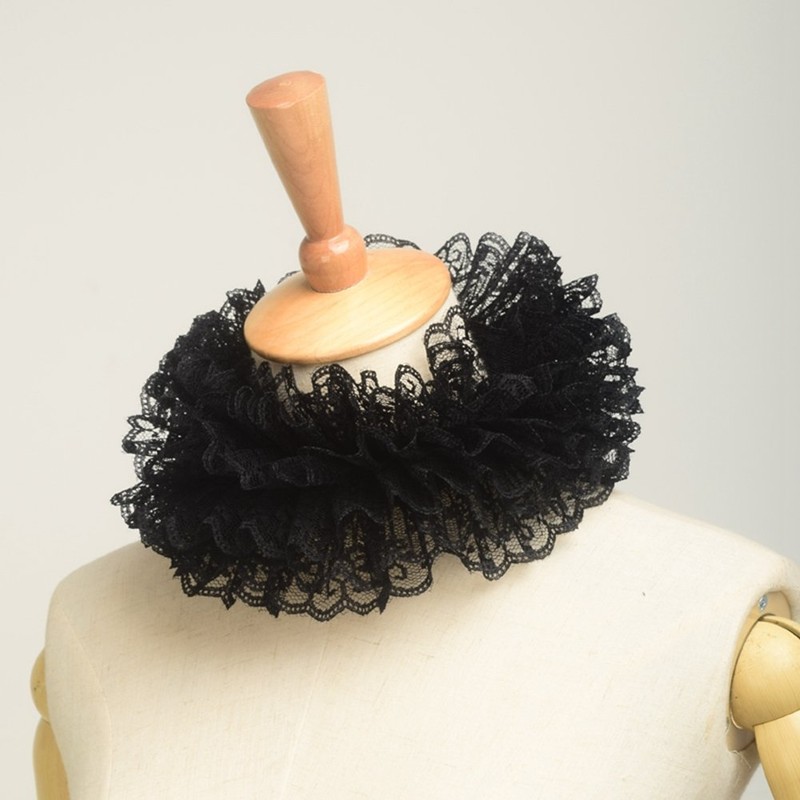 Blessume Women's Renaissance Neck Ruff Elizabethan Ruff Collar -