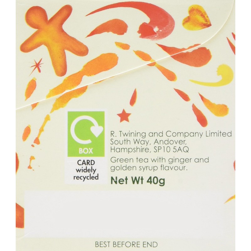 Twinings Gingerbread Green Tea, 40g