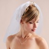 BAHABY Bride Headband with Veil Bachelorette Party Decorations Bride to