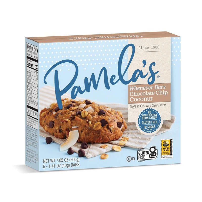 Pamela's Whenever Bars Oat Chocolate Chip Coconut Snack Bars 5