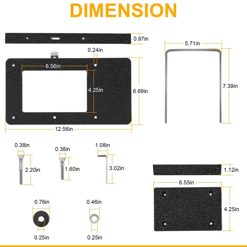 8M0120717 Xi Series Trolling Motor Quick-Release Mounting Bracket Kit for