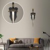 DONGKER Sword Holder, 1 Piece Wooden Wall Mount for Swords,