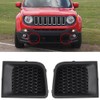 Front Bumper Grille Insert Bezel Cover Replacement (LH + RH)