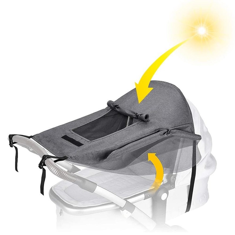 Sun Sail for Pushchairs Universal Pushchair Sun Protection Cover Stroller