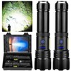 Rechargeable Flashlight, 2 Pack 900000 High Lumens Super Bright Flash