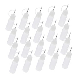 Ipetboom 20 pcs Glue Applicator Bottles DIY Squeeze Bottles for Precise Liquid Dispensing Convenient and Portable for Crafting and Projects