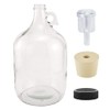 North Mountain Supply 1 Gallon Glass Fermenting Jug with Handle,