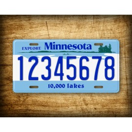 SignsAndTagsOnline.com Custom 1987-2008 Minnesota Novelty State License Plate MN Replica Tag