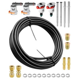 FLK-56 Nylon Fuel Line Repair Kit, 5/16" 8mm Replacement Tubing for Fuel System