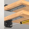 Redunest Floating Shelf Brackets,6 Pack Heavy Duty L Brackets for
