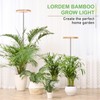 LORDEM Bamboo Grow Light for Indoor Plants, Full Spectrum LED
