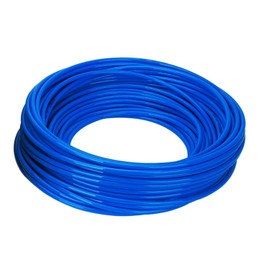 Antrella Blue PU Hose Vacuum Hose 4 mm ID x 6 mm OD Wall Thickness 1 mm Transport Air, Liquid, Oil 15 m Length