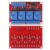 DWEII 4pack 4 Channel 5V Relay Module with Optocoupler High